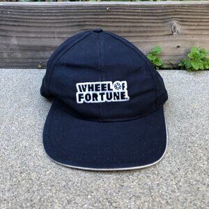Vintage Competition Headwear WHEEL OF FORTUNE Snapback Hat Blue Cap Retro​​​​​